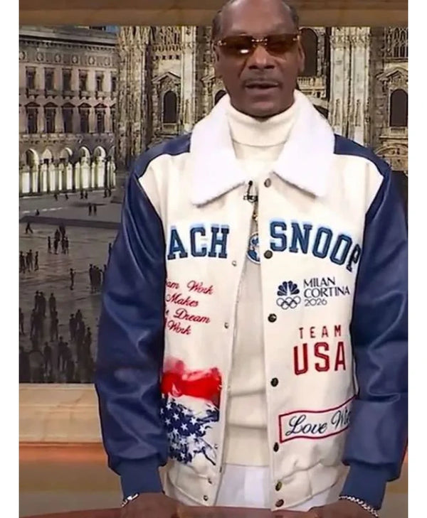 USA Snoop Dogg Coach Varsity Jacket