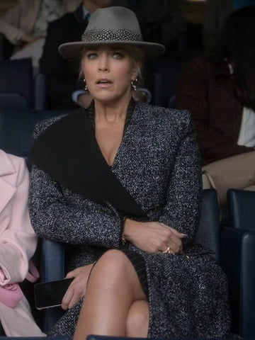Ted Lasso Season 3 Hannah Waddingham Asymmetric Coat