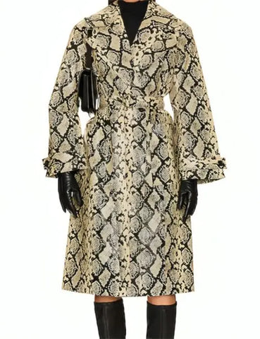 Tessa Porter The Young and the Restless Snakeskin Coat