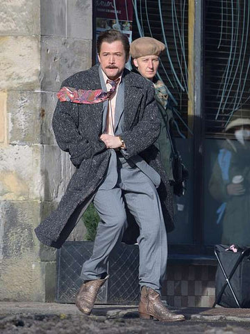 Taron Egerton Tetris Black Trench Coat