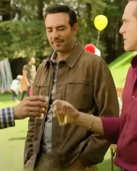 The Accident 2024 Emiliano Lobo Brown Jacket