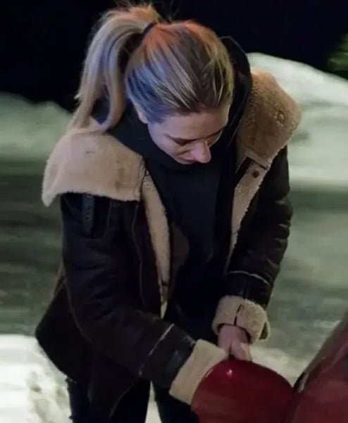 The Åre Murders Carla Sehn Shearling Jacket