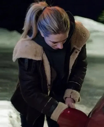 The Åre Murders Carla Sehn Shearling Jacket