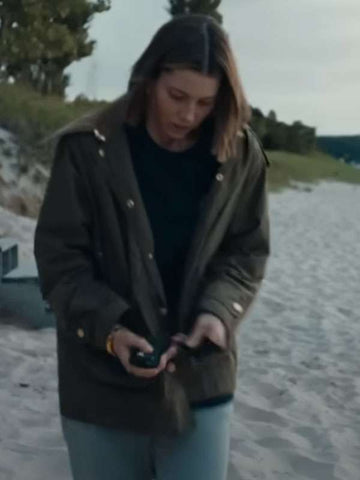 Jessica Biel The Better Sister Green Jacket