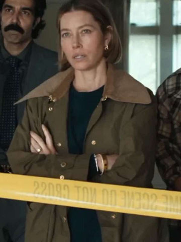 Jessica Biel The Better Sister Green Jacket