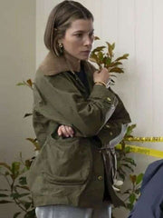 Jessica Biel The Better Sister Green Jacket
