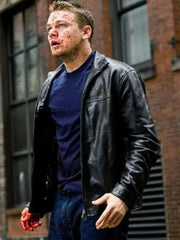 The Departed Leonardo DiCaprio Black Leather Jacket