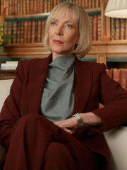 Grace Penn The Diplomat S02 Maroon Blazer