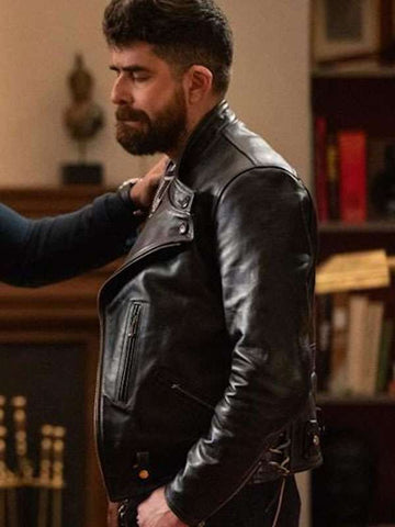 Adam Goldberg The Equalizer S05 Leather Jacket