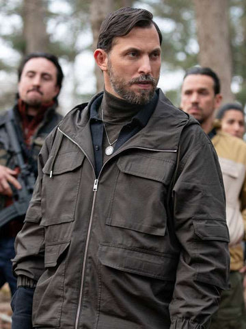 Juan Javier Cardenas The Equalizer S05 Grey Jacket