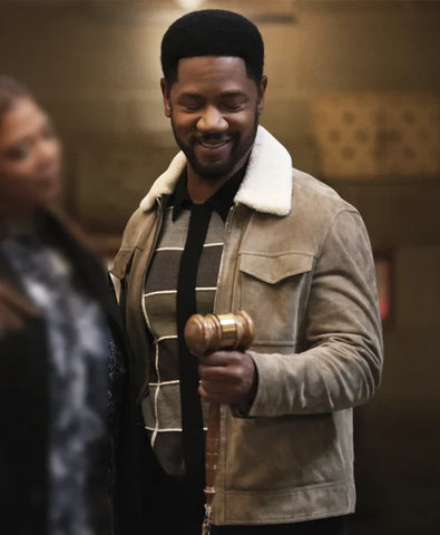 The Equalizer Tory Kittles Brown Jacket