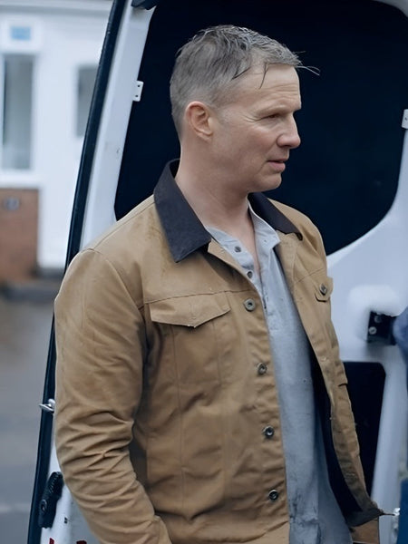 The Feud Rupert Penry Jones Brown Jacket