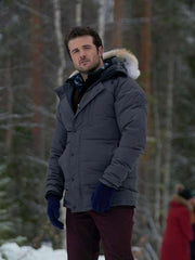 Beau Mirchoff The Finnish Line Grey Hooded Jacket