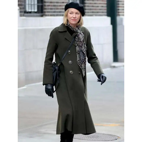The Friend 2024 Naomi Watts Green Trench Coat