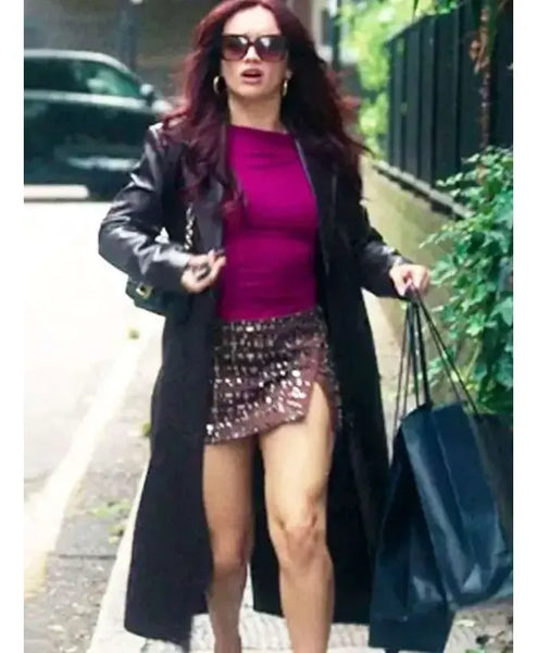 The Girlfriend S01 Olivia Cooke Leather Coat