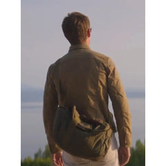 Eddie Redmayne The Day of the Jackal Brown Cotton Jacket