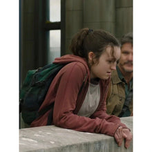Bella Ramsey The Last Of Us 2023 Maroon Hoodie