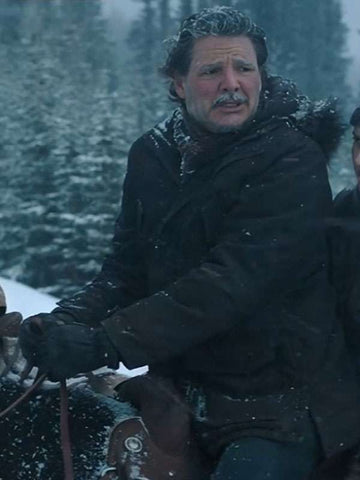 The Last Of Us S02 Pedro Pascal Black Jacket
