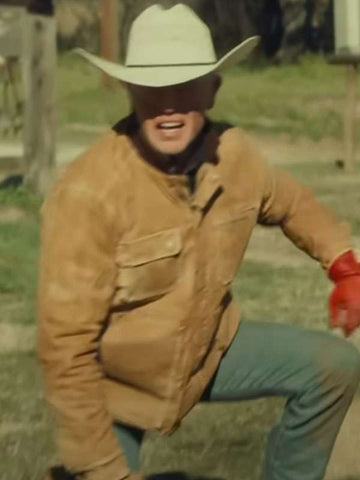 Neal McDonough The Last Rodeo  Brown Jacket