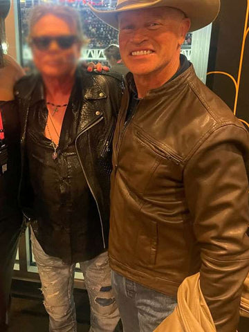 Neal McDonough The Last Rodeo Brown Leather Jacket