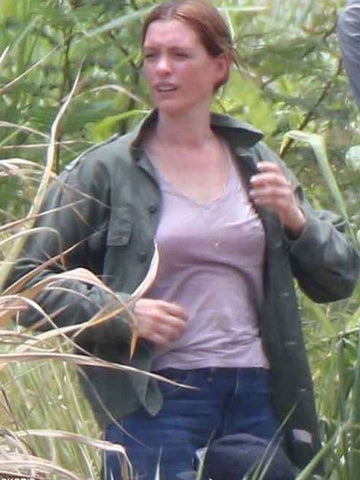Anne Hathaway The Last Thing He Wanted Green Jacket