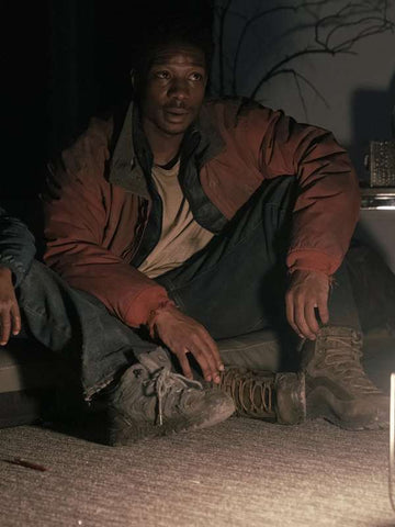 Henry Burrell The Last of Us Red Bomber Jacket