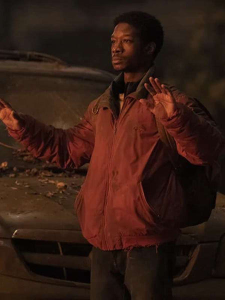 Henry Burrell The Last of Us Red Bomber Jacket