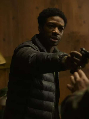 Henry Burrell The Last of Us Black Puffer Jacket