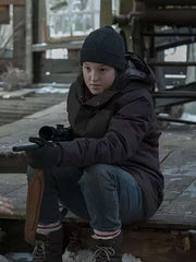 Bella Ramsey The Last of Us Brown Jacket