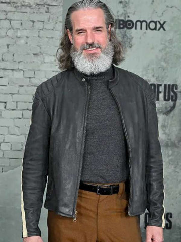 Jeffrey Pierce The Last of Us Black Leather Jacket