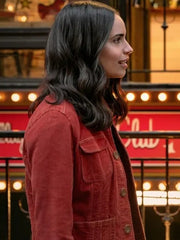 The Life List Sofia Carson Orange Jacket