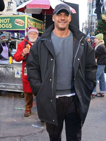 Alan Ritchson The Man with the Bag Black Jacket