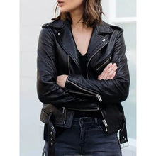 Margot The Menu 2022 Black Leather Jacket