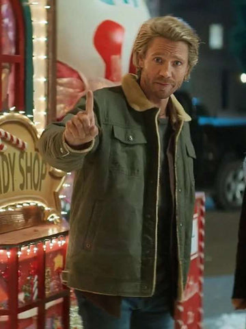 Chad Michael Murray The Merry Gentlemen 2024 Green Jacket