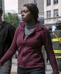 The Night Agent Amanda Warren Maroon Jacket