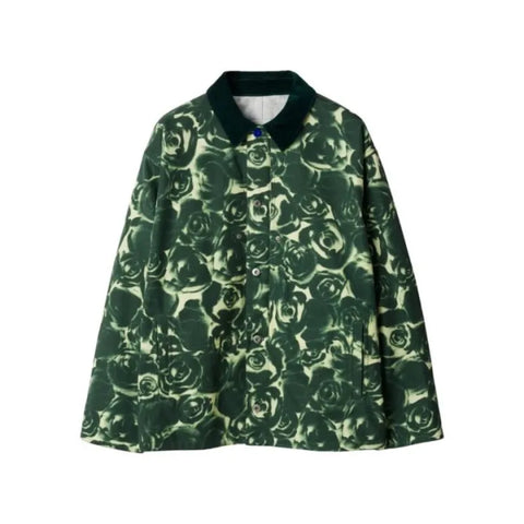 The Residence 2025 Taran Killam Green Rose Print Jacket