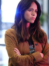Angela Lopez The Rookie Brown Jacket