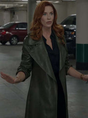 Monica Stevens The Rookie S06 Green Trench Coat