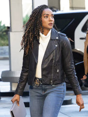 The Rookie S06 Nyla Harper Leather Jacket