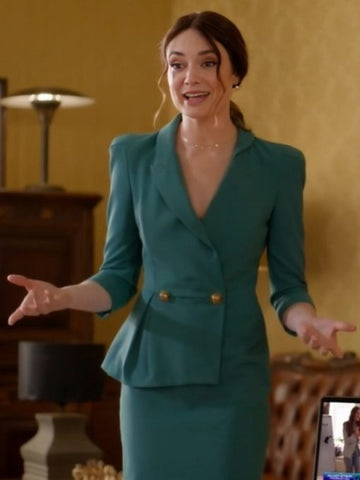 The Royal We Mallory Jansen Green Blazer
