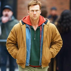 The Running Man Ben Richards Brown Jacket