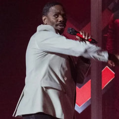 The Running Man 2025 Colman Domingo White Blazer