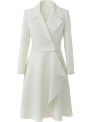 The Today Show 2024 Hoda Kotb White Wool Coat
