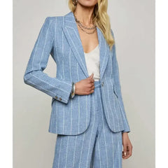 The Today Show Leanne Morgan Pinstripe Blazer