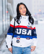 Sunisa Lee The Today Show White Team USA Jacket