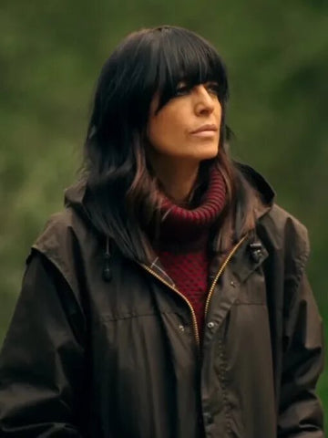The Traitors Claudia Winkleman Black Hooded Jacket