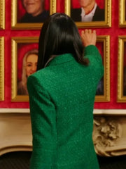 The Traitors Claudia Winkleman Green Blazer