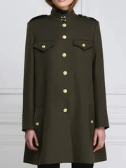 The Traitors Claudia Winkleman Green Coat