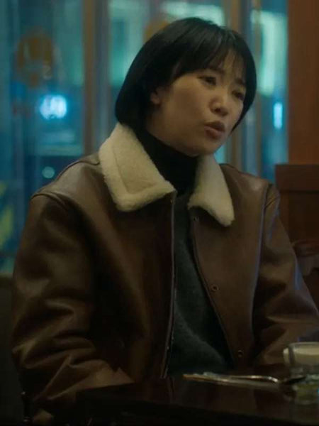 Jeon Hye-Jin The Trunk Shearling Leather Jacket