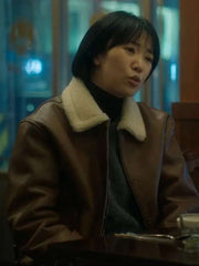 Jeon Hye-Jin The Trunk Shearling Leather Jacket